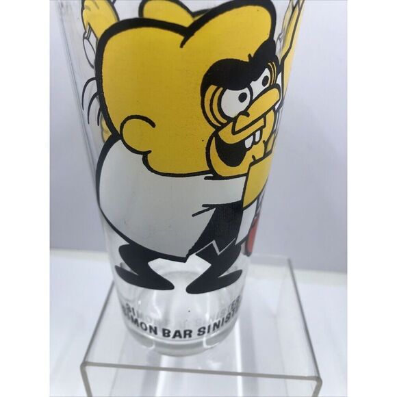 Simon Bar Sinister Cartoon Glass Pepsi Collector Series Vintage. Please Read - Picture 7 of 16